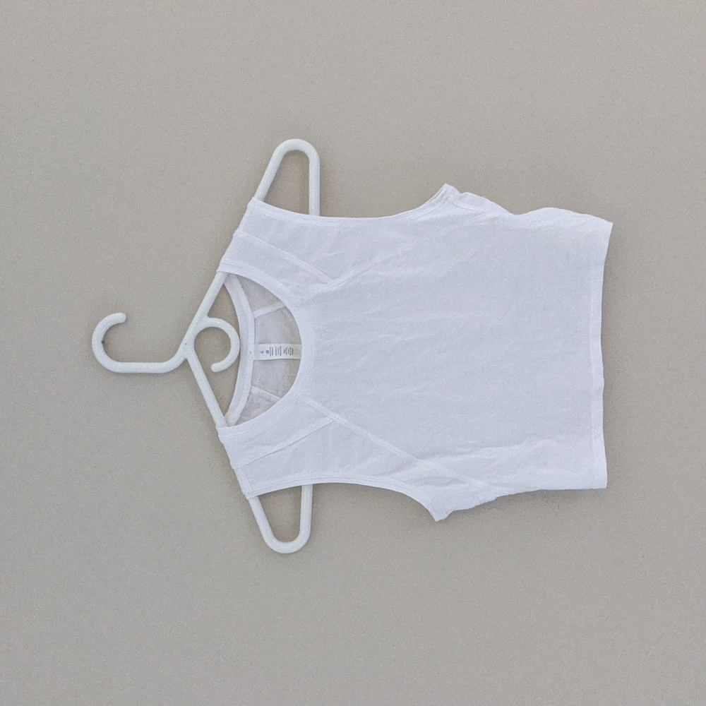LuluLemon White Cropped Tank